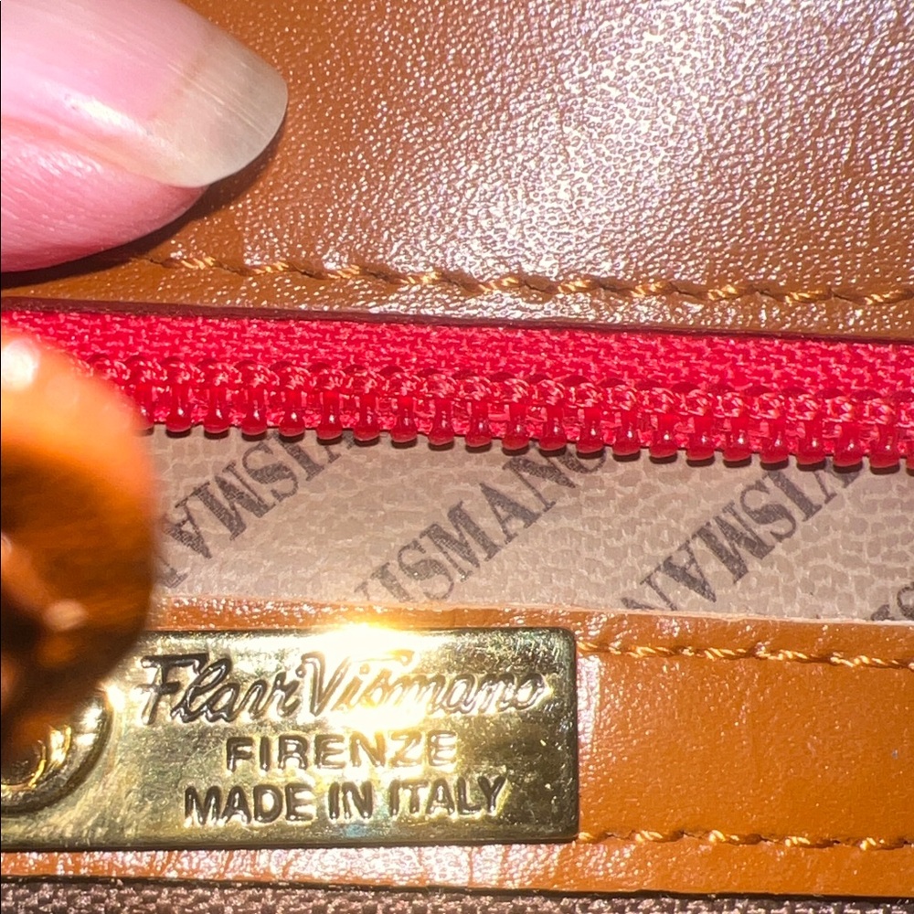 Flavi Vismano red clutch - Picture 9 of 12
